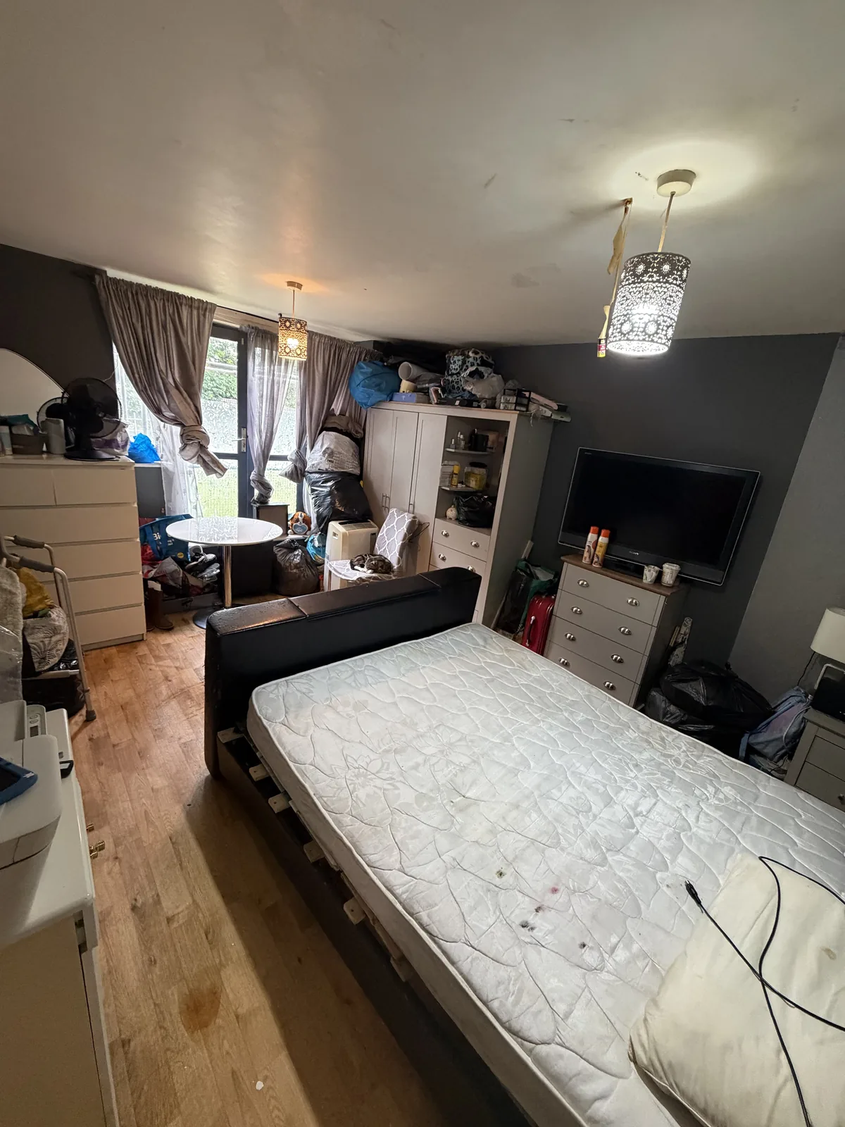 Same bedroom after HomeGlow declutter and clean service